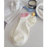 ピンク | 【mosox】カラフルリブショートソックス | aimoha