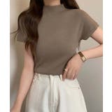 ボトルネックフィットTシャツ【SS】 | aimoha | 詳細画像5