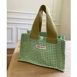 グリーン | 布地ミニハンドバッグ | aimoha 