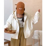 ナイロンフーディーショートジャケット | aimoha  | 詳細画像1