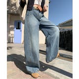 ヴィンテージルック・ルーズワイドデニムパンツ レディース | aimoha | 詳細画像11