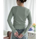 重ね着風カーディガン | aimoha | 詳細画像6