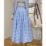 青白チェック柄スカート【SS】 | aimoha | 詳細画像15