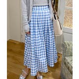 青白チェック柄スカート【SS】 | aimoha | 詳細画像17