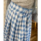 青白チェック柄スカート【SS】 | aimoha | 詳細画像20