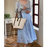 青白チェック柄スカート【SS】 | aimoha | 詳細画像23