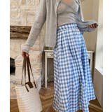 青白チェック柄スカート【SS】 | aimoha | 詳細画像28