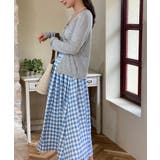 青白チェック柄スカート【SS】 | aimoha | 詳細画像32