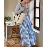 青白チェック柄スカート【SS】 | aimoha | 詳細画像33