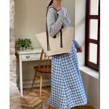 青白チェック柄スカート【SS】 | aimoha | 詳細画像5