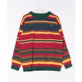 ユニセックスボーダー配色セーター【AW】 | aimoha  | 詳細画像2 