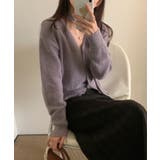 ストール付きフェミニンカーディガン【AW】 | aimoha  | 詳細画像8 