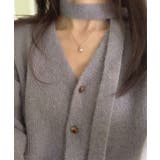 ストール付きフェミニンカーディガン【AW】 | aimoha  | 詳細画像9 