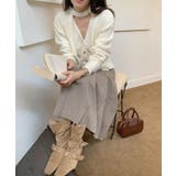 ストール付きフェミニンカーディガン【AW】 | aimoha  | 詳細画像18 