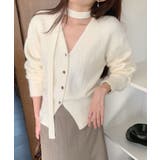 ストール付きフェミニンカーディガン【AW】 | aimoha  | 詳細画像19 