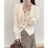 ストール付きフェミニンカーディガン【AW】 | aimoha  | 詳細画像32 