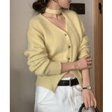 ストール付きフェミニンカーディガン【AW】 | aimoha  | 詳細画像36 