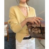 ストール付きフェミニンカーディガン【AW】 | aimoha  | 詳細画像44 