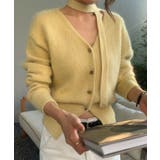 ストール付きフェミニンカーディガン【AW】 | aimoha  | 詳細画像46 