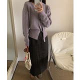 ストール付きフェミニンカーディガン【AW】 | aimoha  | 詳細画像5 