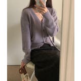 ストール付きフェミニンカーディガン【AW】 | aimoha  | 詳細画像6 