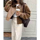 ステンカラーPUレザージャケット | aimoha | 詳細画像26