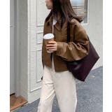 ステンカラーPUレザージャケット | aimoha | 詳細画像27