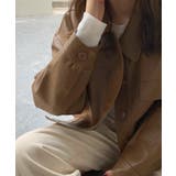 ステンカラーPUレザージャケット | aimoha | 詳細画像34