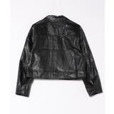 ステンカラーPUレザージャケット | aimoha | 詳細画像37