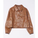 ステンカラーPUレザージャケット | aimoha | 詳細画像40