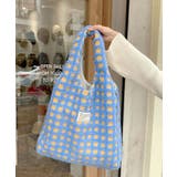 ブルー | モコモコトートバッグ | aimoha 