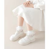 ホワイト | 【mosox】レース付けキッズソックス5点セット | aimoha kids