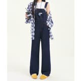 ワイドシルエットデニムサロペット | aimoha | 詳細画像16