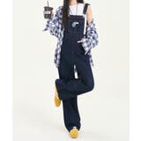 ワイドシルエットデニムサロペット | aimoha | 詳細画像17