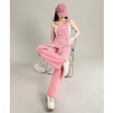 ワイドシルエットデニムサロペット | aimoha | 詳細画像24