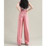 ワイドシルエットデニムサロペット | aimoha | 詳細画像25