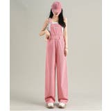 ワイドシルエットデニムサロペット | aimoha | 詳細画像28