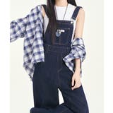 ワイドシルエットデニムサロペット | aimoha | 詳細画像3