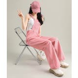 ワイドシルエットデニムサロペット | aimoha | 詳細画像5