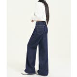 ベーシックハイウエストワイドデニムパンツ レディース | aimoha | 詳細画像20