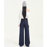 ベーシックハイウエストワイドデニムパンツ レディース | aimoha | 詳細画像28