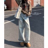 ウォッシュ・ワイドデニムパンツ | aimoha | 詳細画像11
