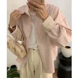 レースディテールコットンシャツ | aimoha  | 詳細画像17 