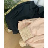 レースディテールコットンシャツ | aimoha  | 詳細画像2 