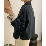 レースディテールコットンシャツ | aimoha  | 詳細画像4 