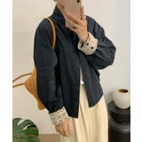 レースディテールコットンシャツ | aimoha  | 詳細画像8 