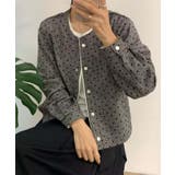 ドットパターンコットンジャケット | aimoha | 詳細画像12