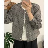 ドットパターンコットンジャケット | aimoha | 詳細画像13