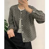 ドットパターンコットンジャケット | aimoha | 詳細画像19