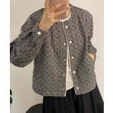 ドットパターンコットンジャケット | aimoha | 詳細画像22